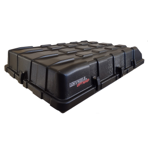 Bagageiro de Teto Maleiro com Chave Motobul Off Road 550 Litros preto 