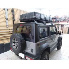 Bagageiro de Teto Maleiro com Chave Motobul Off Road 550 Litros preto 